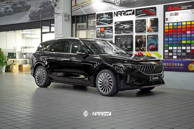 嵐圖裝貼納爾PPF漆面保護(hù)膜施工案例