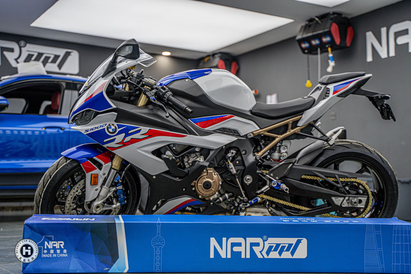 BMW S1000RR裝貼納爾PPF漆面保護(hù)膜案例賞析
