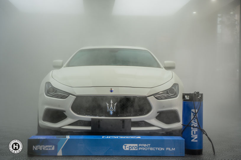瑪薩拉蒂裝貼納爾PPF TPRO PLUS漆面保護(hù)膜案例賞析